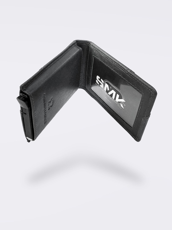 PORTA-CARTOES EM PELE C/M