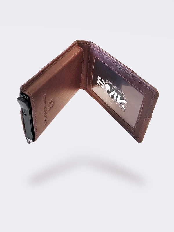 PORTA-CARTOES EM PELE C/M