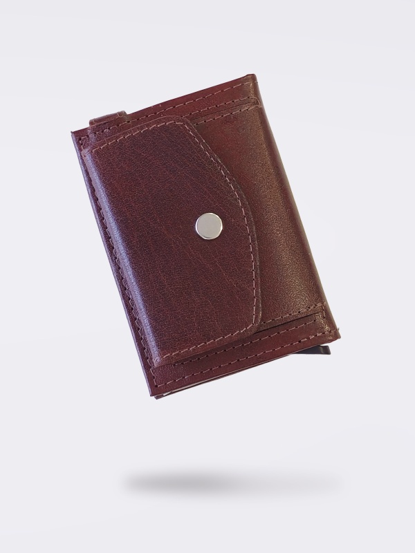 PORTA-CARTOES EM PELE C/F