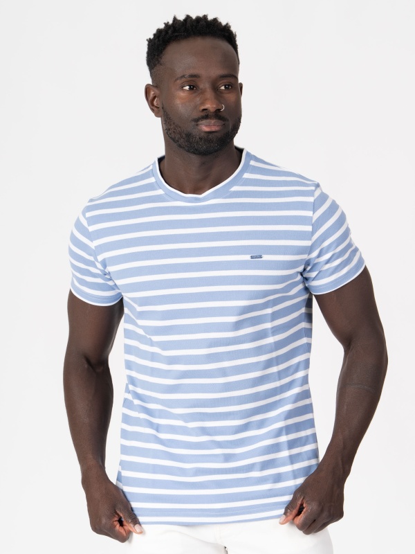 T-SHIRT SMK CHAPA AZUL