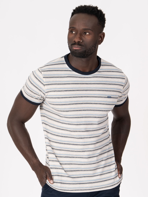 T-SHIRT SMK MULTI RISCAS