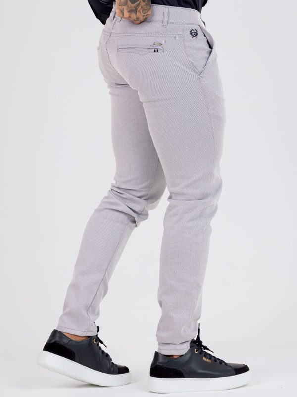 CALÇA SMK AZUL BRANCO K46