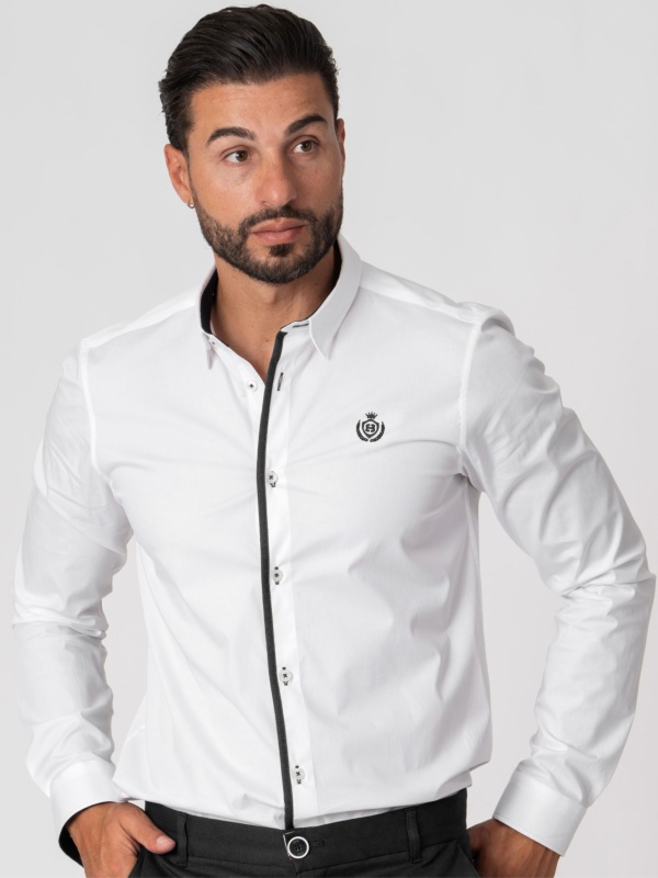 CAMISA SMK BRANCA PRETO K