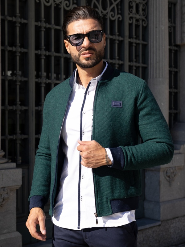 BLUSÃO SMK KAKI MARINHO